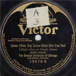 The Benson Orchestra Of Chicago - Some Other Day Some Other Girl / My Rose  ...