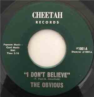 The Obvious  - I Don't Believe