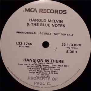 Harold Melvin And The Blue Notes - Hang On In There