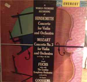 Hindemith / Mozart, Joseph Fuchs, The London Symphony Orchestra, Sir Eugene ...