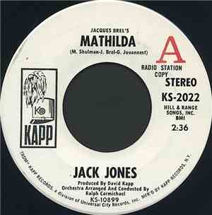 Jack Jones - Jacques Brel's Mathilda