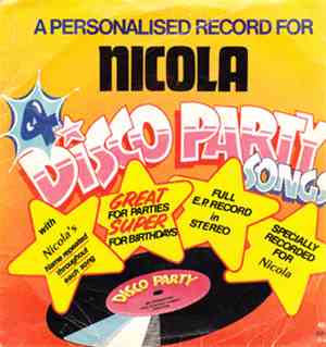 Unknown Artist - A Personalised Record For Nicola