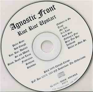 Agnostic Front - Riot, Riot, Upstart
