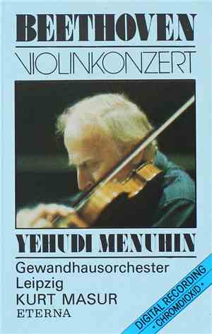 Beethoven - Menuhin, Gewandhausorchester Leipzig, Kurt Masur - Violinkonzer ...