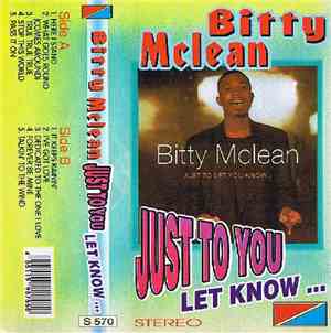 Bitty McLean - Just To Let You Know...