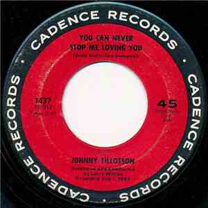 Johnny Tillotson - You Can Never Stop Me Loving You
