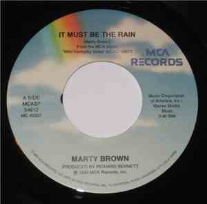 Marty Brown - It Must Be Rain / Honky Tonk Special