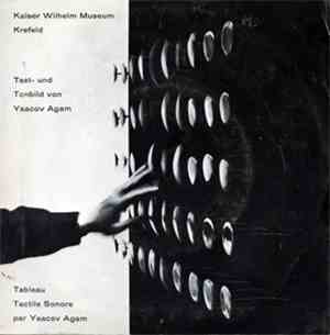 Yaacov Agam - Tast- Und Tonbild Von Yaacov Agam / Tableau Tactile Sonore Pa ...