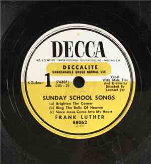 Frank Luther  - Sunday School Songs