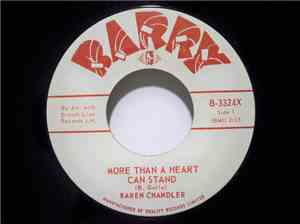 Karen Chandler - More Than A Heart Can Stand / It Was Only Yesterday