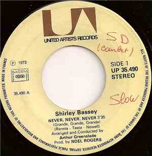 Shirley Bassey - Never, Never, Never / Day By Day