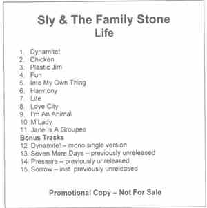 Sly & The Family Stone - Life