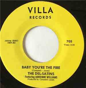 The Del-Satins  Featuring Adrienne Williams / The Checker Board Squares - Baby You're The Fire / Double Cookin'