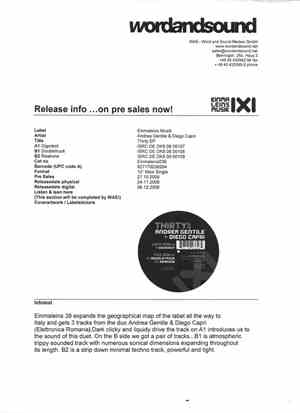 Andrea Gentile + Diego Capri - Thirty EP