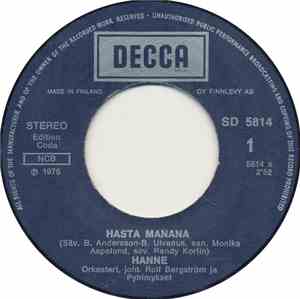 Hanne - Hasta Manana / Diskossa Tavataan