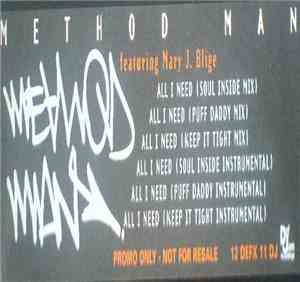 Method Man Featuring Mary J. Blige - All I Need