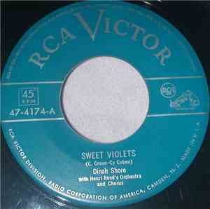 Dinah Shore - Sweet Violets / If You Turn Me Down