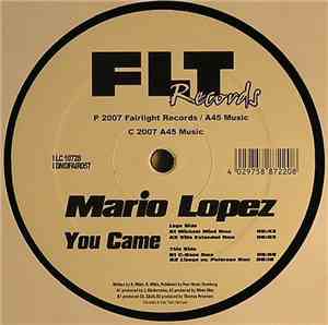 Mario Lopez - You Came