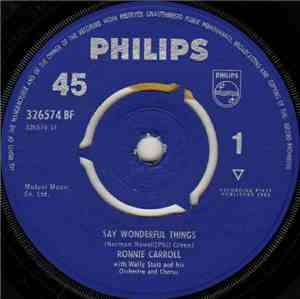 Ronnie Carroll - Say Wonderful Things