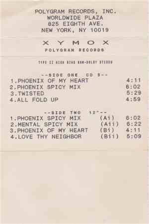 Xymox - Phoenix Of My Heart