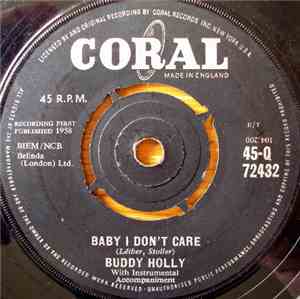 Buddy Holly - Baby I Don't Care