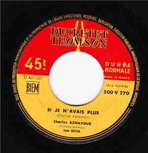 Charles Aznavour - Si Je N'avais Plus / C'est Merveilleux L'amour