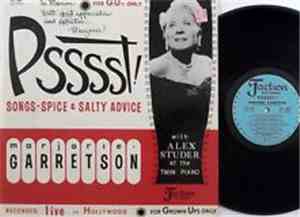 Marjorie Garretson - Psssst! Songs - Spice & Salty Advice