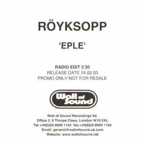 Röyksopp - Eple