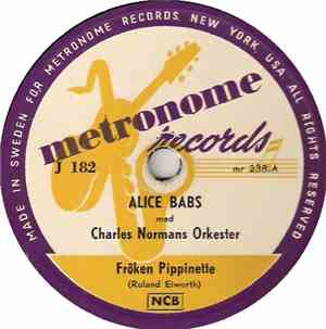 Alice Babs - Fröken Pippinette / Adress Rosenhill