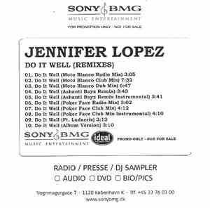 Jennifer Lopez - Do It Well (Remixes)