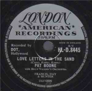 Pat Boone With Billy Vaughn's Orchestra - Love Letters In The Sand / Bernar ...