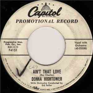 Donna Hightower - Ain't That Love / Forgive Them