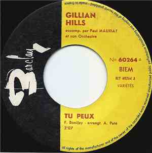Gillian Hills - Tu Peux / Un Petit Baiser