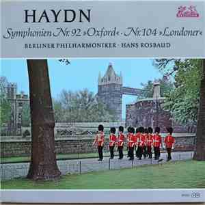 Haydn, Berliner Philharmoniker, Hans Rosbaud - Symphonien Nr. 92 