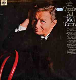 Mel Torme - A Lush, Romantic Album That's All