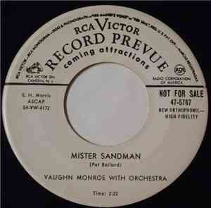 Vaughn Monroe With Orchestra - Mister Sandman / They Were Doin' The Mambo