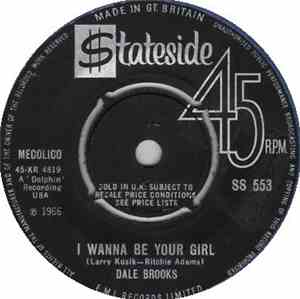 Dale Brooks  - I Wanna Be Your Girl