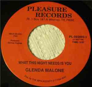 Glenda Malone - What This Night Needs Is You