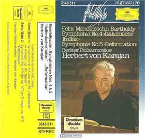 Felix Mendelssohn Bartholdy / Berliner Philharmoniker, Herbert von Karajan  ...