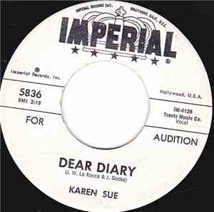 Karen Sue - Dear Diary / Boys Will Be Boys