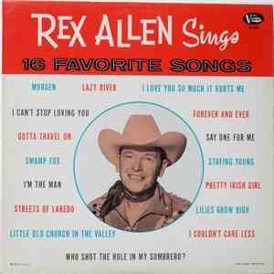 Rex Allen - Rex Allen Sings 16 Favorite Songs