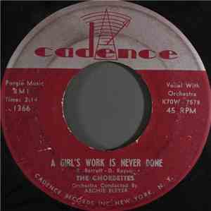 The Chordettes - A Girl's Work Is Never Done