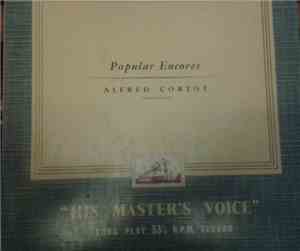 Alfred Cortot - Popular Encores