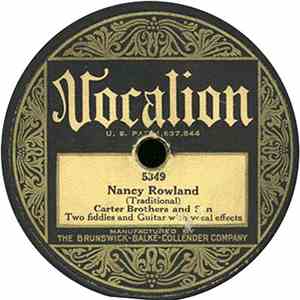 Carter Brothers And Son - Nancy Rowland / Cotton Eyed Joe