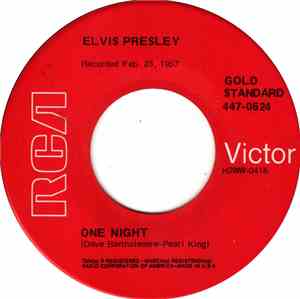 Elvis Presley With The Jordanaires - One Night / I Got Stung