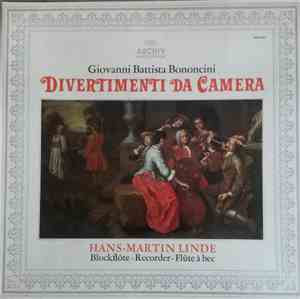 Giovanni Battista Bononcini - Hans-Martin Linde - Divertimenti Da Camera