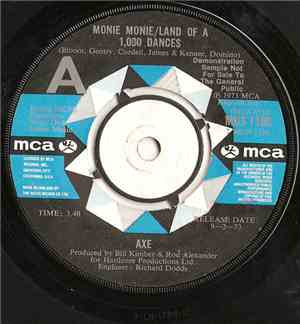 Axe  - Monie Monie / Land Of A 1,000 Dances