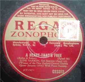 June Barson - A Heart That's Free / The Pipes Of Pan Are Calling