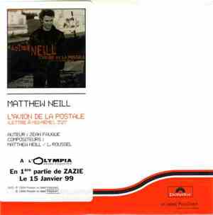 Matthew Neill - L'Avion De La Postale