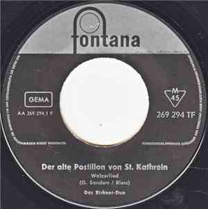 Das Birkner-Duo - Der Alte Postillon Von St. Kathrein / Des Wilddiebs Reue